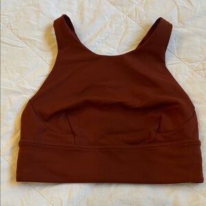 lululemon athletica Sports Bra in Deep Brown